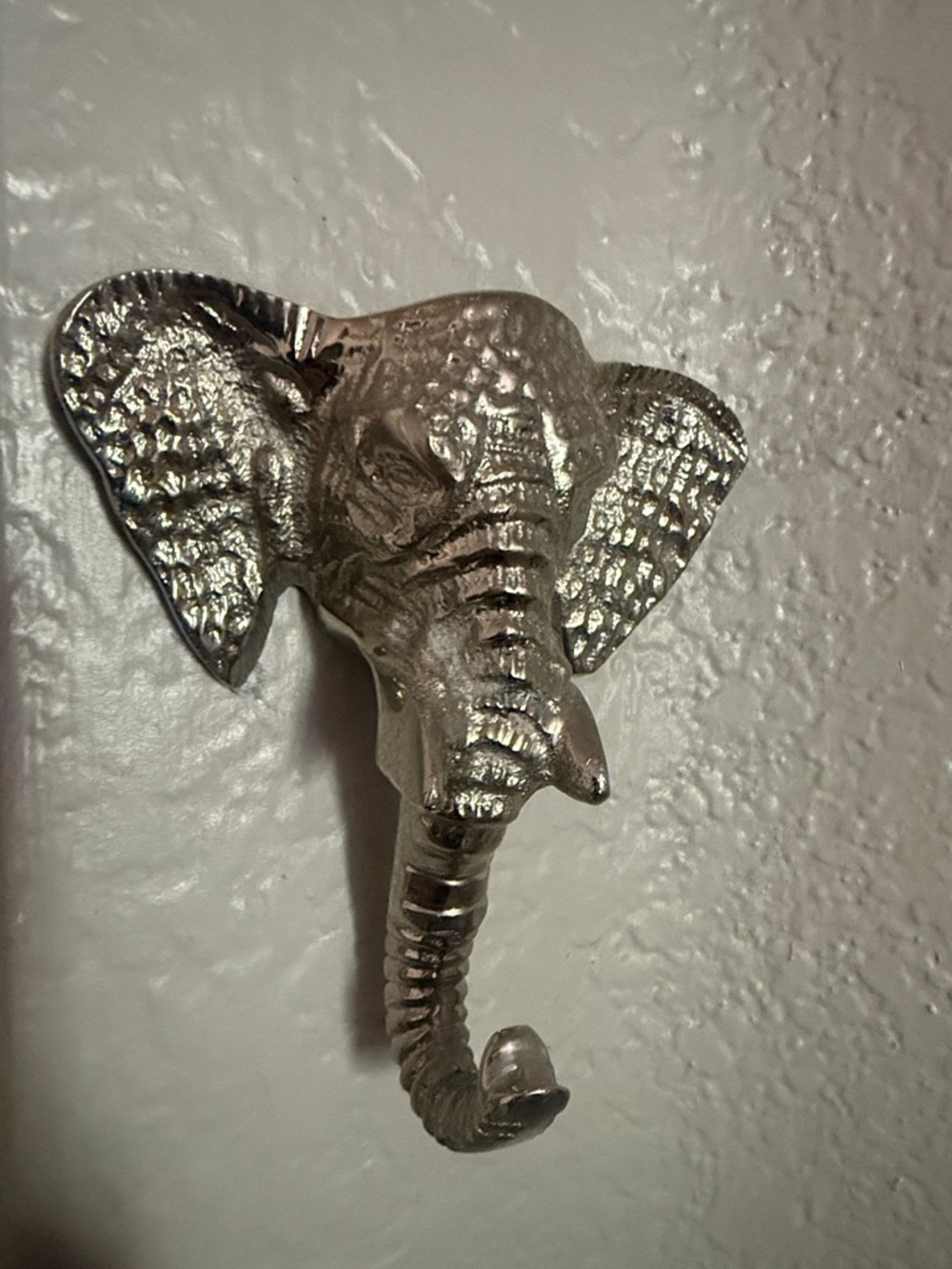 Silver Elephant Wall Hook - Decorative Home Wall Decor